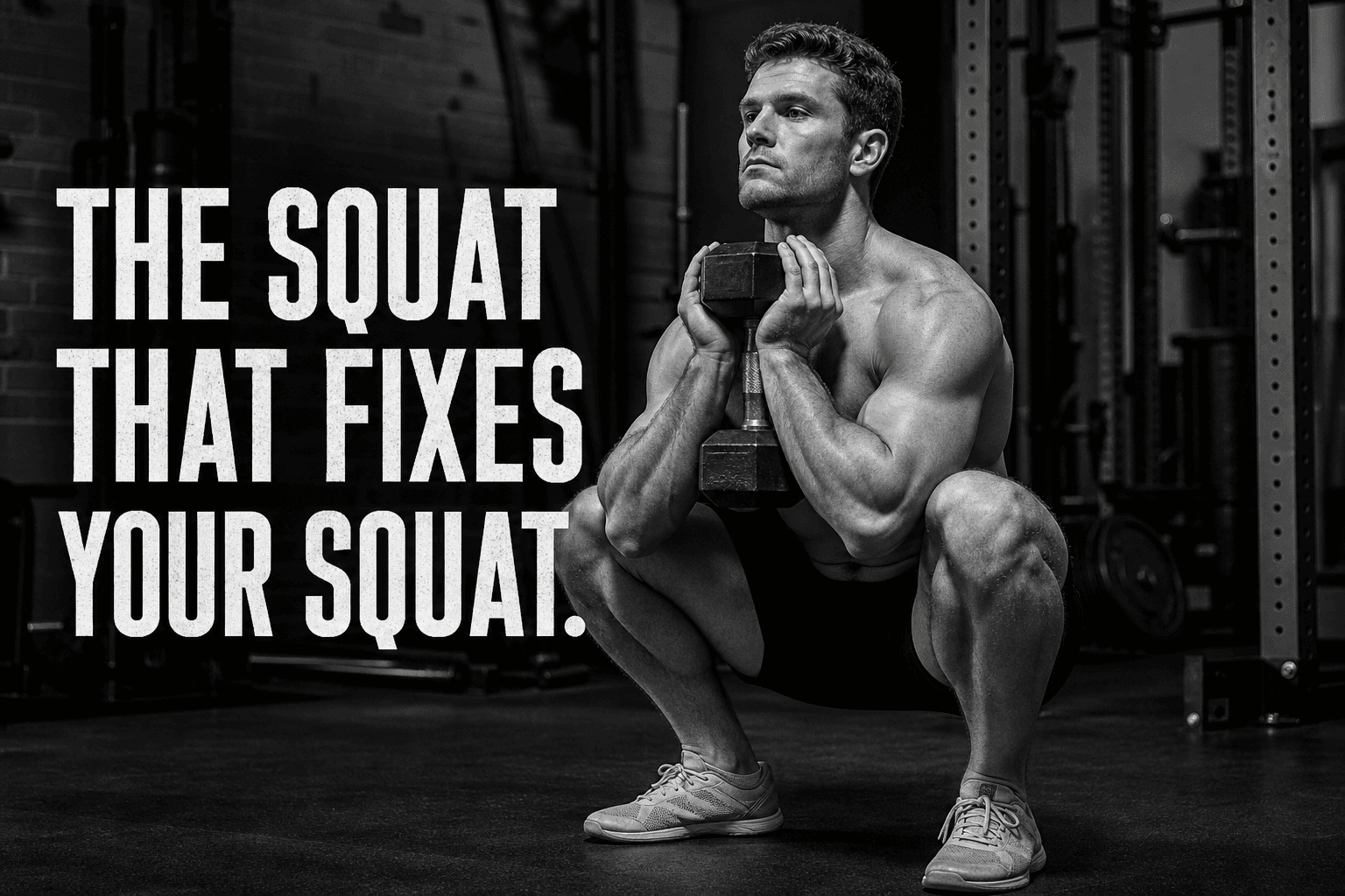 The goblet squat isn't a beginner move — it fixes your squat form, then cuts blood-sugar spikes 22%